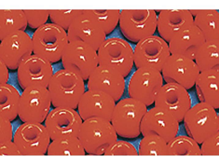 Rayher Indianer-Perlen Orange ⌀ 4.5 mm 17 g