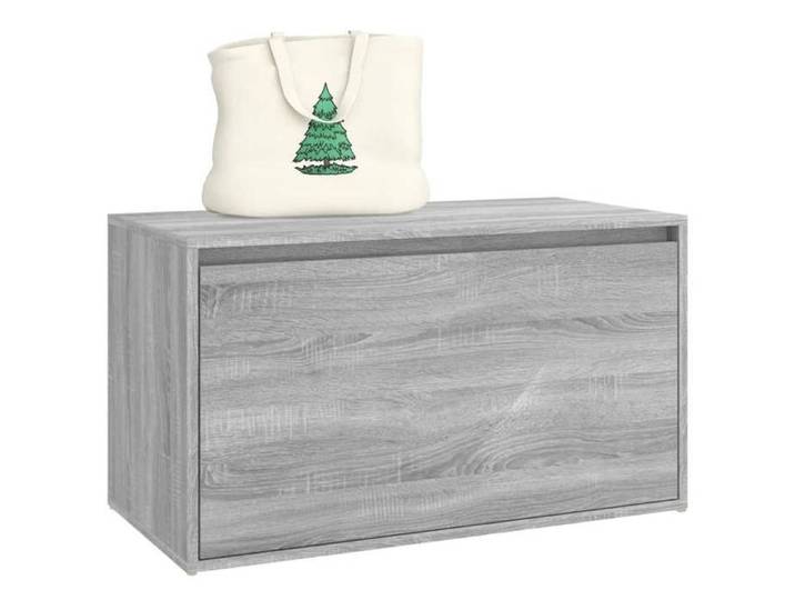 Remise 2026®BANC couloir Gris - Banc d'entrée - 80x40x45cm - Sonoma gris - Bois d'ingénierie 454 4212393