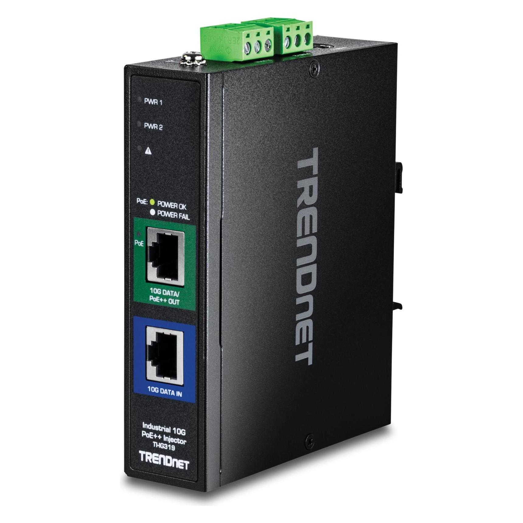 Trendnet Gigabit PoE Injektor (802.3af (PoE), 802.3at (PoE+), 802.3bt (PoE++), 120 W) (TI-IG319)