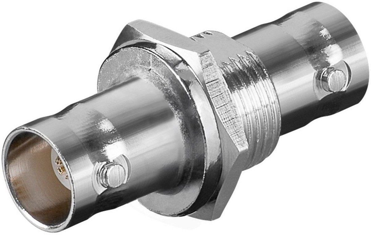 Goobay BNC koppelstuk 50 Ohm voor paneelinbouw