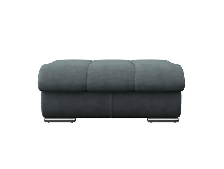 Mid.you Hocker, Grau, Metall, 100x43x80 cm, Stoffauswahl, Wohnzimmer, Sessel, Hocker, Sitzhocker