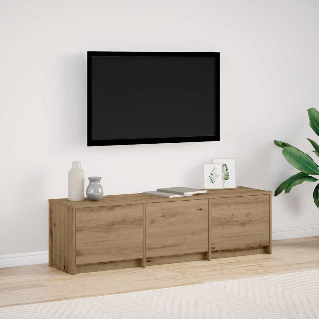 17 Stories TV Stand Artisian Oak 40cm H x 140cm L x 34cm W