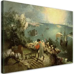 WANDBILD landschaft mit dem sturz des ikarus pieter bruegel