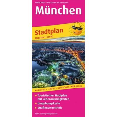 Publicpress Stadtplan München 1:18.000, Sonstige von , KOMPASS Freytag & Berndt, 978-3-96132-239-8