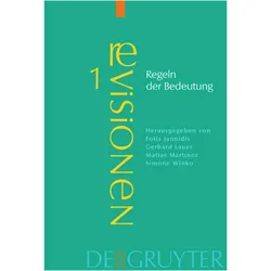 Regeln der Bedeutung, Fachbücher von Fotis Jannidis, Simone Winko, Gerhard Lauer, Matías Martínez