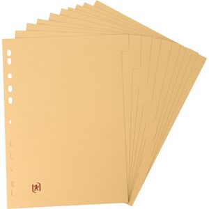 Oxford Register 100204942 Touareg, A4, blanko, Karton, 10-teilig, beige