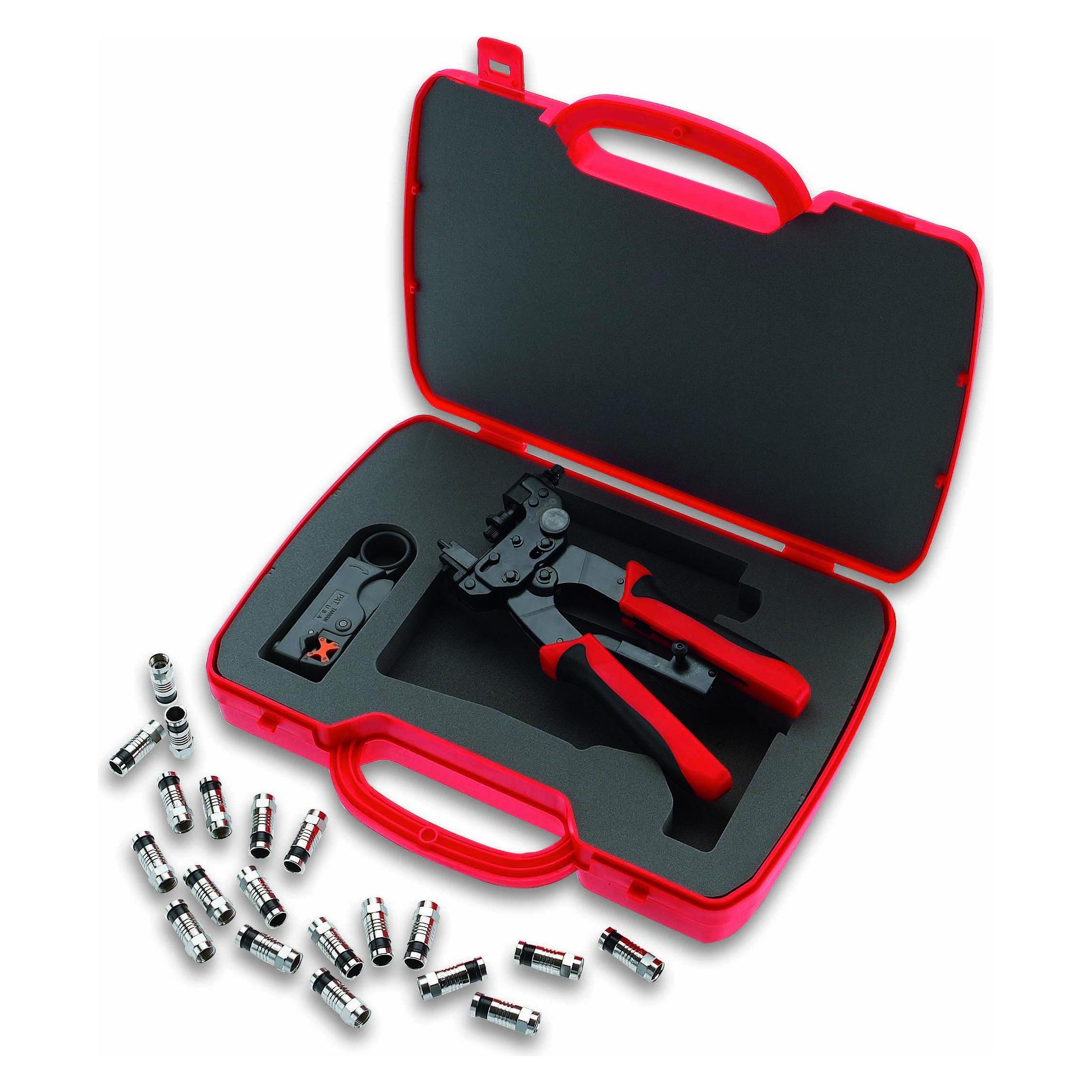Cimco Crimpzange Wetterfeste Koaxial (205 mm) (106154)