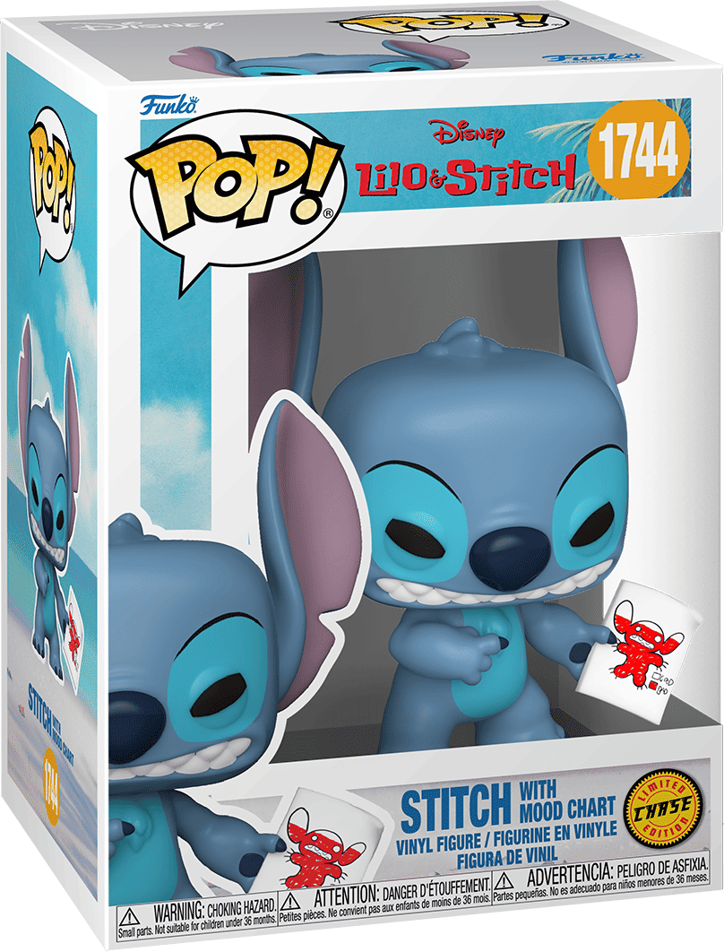 Funko Pop! Vinyl - Lilo ; Stitch - Stitch Mood Chart, 3.75 in, Disney Licensed Collectible