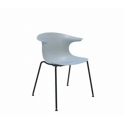 2er-Set Infiniti Stuhl Loop Kunststoff Grau
