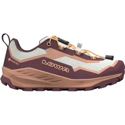 Lowa, Unisex, Wanderschuhe, Trailux GTX Lo Jr Burgund Lehm (33), Rot, Beige