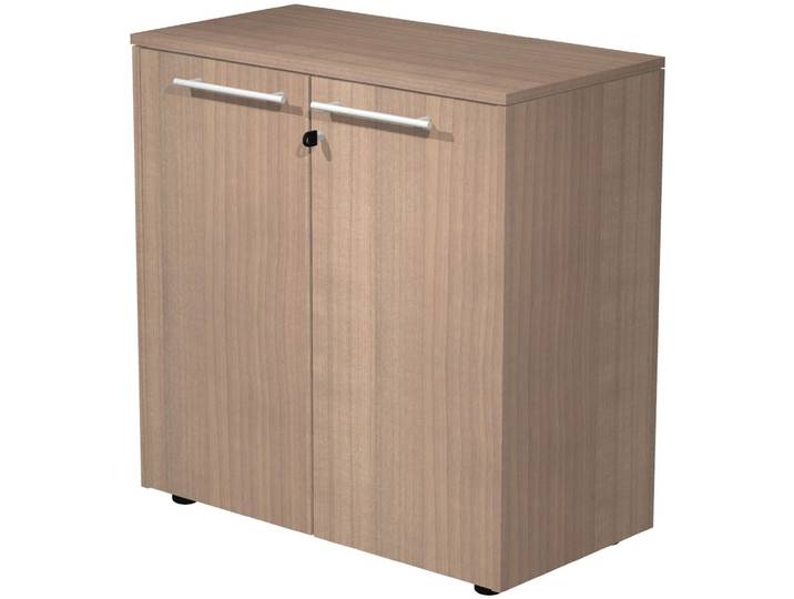 Meuble bas Flore - L.83 x H.81 cm - 2 portes - Noyer