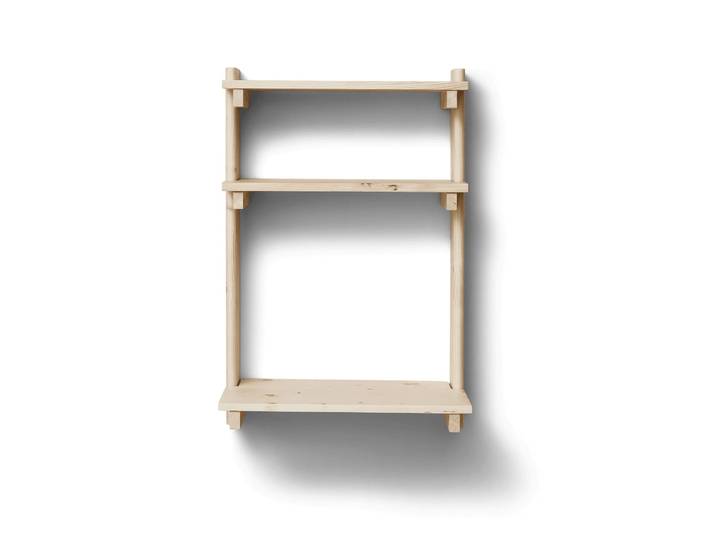 Form & Refine Étagère murale Beam avec bureau Bois de pin