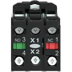 Schneider Electric Ill Pushbutton Round Red 1NO/1NC 220V, Schalter + Taster, Rot