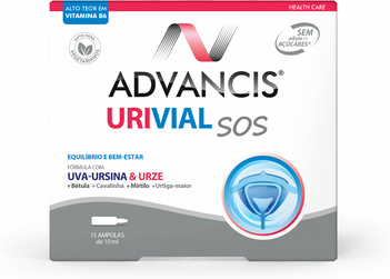 Advancis Urivial SOS Equilíbrio e Bem-Estar 15 ampolas