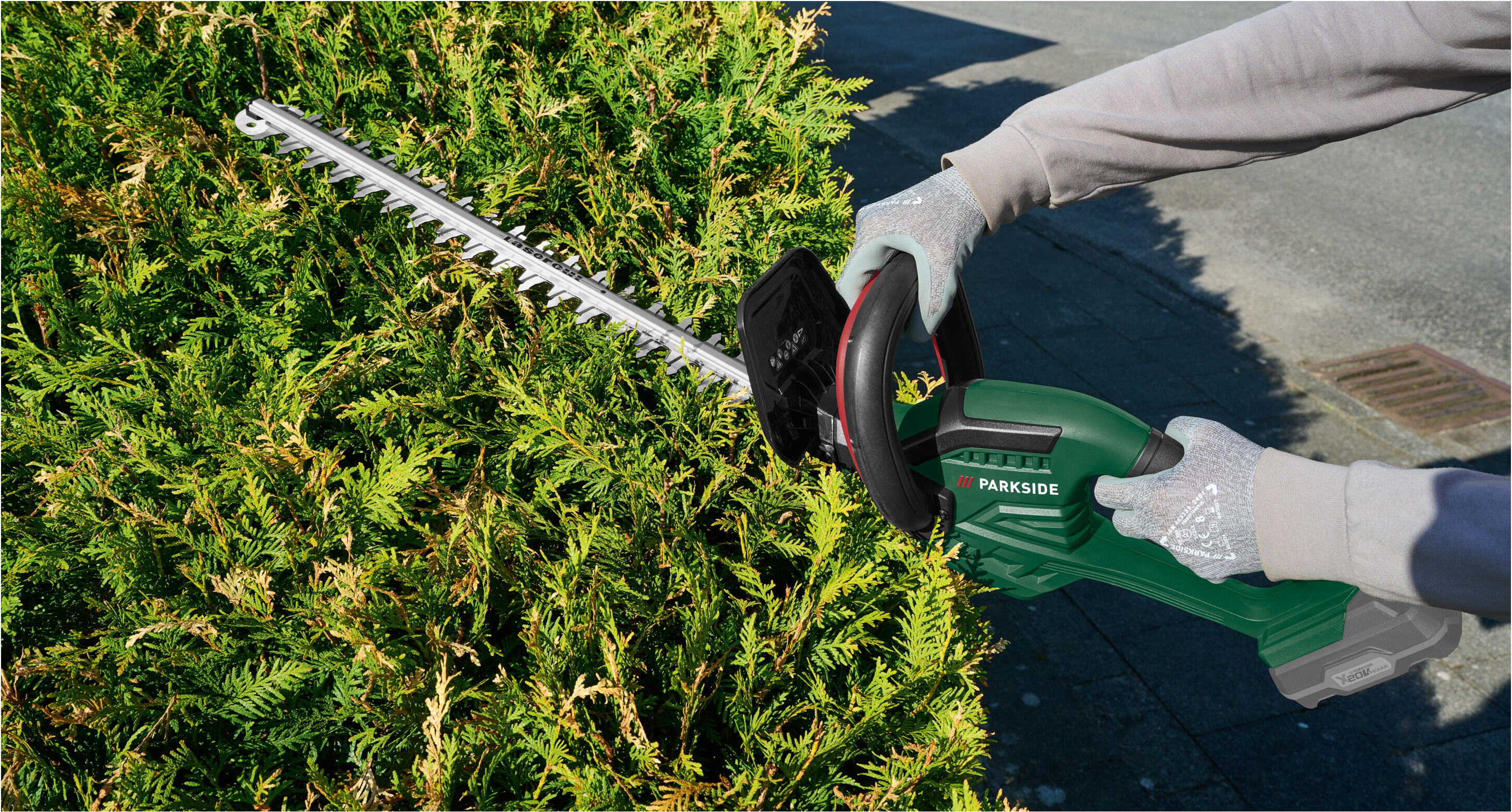 PARKSIDE® 20 V / Akku-Heckenschere »PHSA 20-Li D4«, ohne Akku und Ladegerät