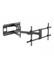 LogiLink Befestigungskit Wandmontage full-motion für LCD-TV / gekrümmter Stahl Schwarz Bildschirmgröße: 109-203 cm 43"-80" (BP0138)