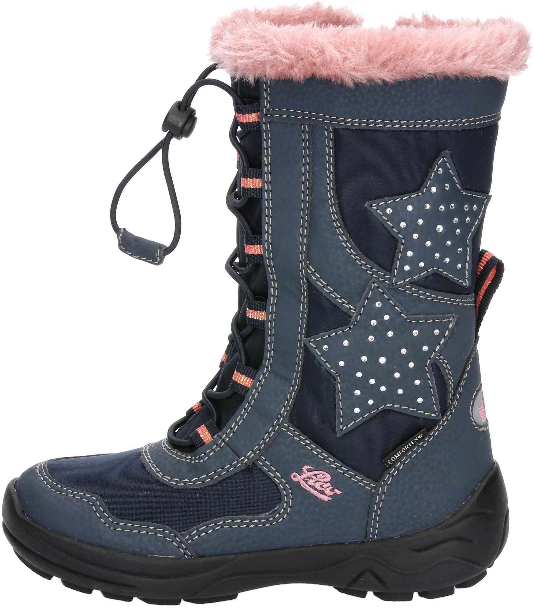 Winterstiefel LICO "Winterboot Cathrin", Mädchen, Gr. 25, wärmend, blau, Synthetik, Schuhe Winterstiefel blau 25, wärmend