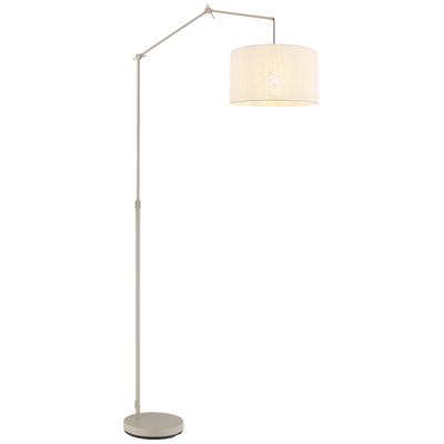 NOWA Stehlampe "ROM", beige (sandfarben), 1, H: 200cm, 1 Stk., Leuchten, Höhenverstellbar, beweglicher Leuchtenkopf, Stehlampe