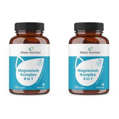 Magnesium Komplex 4in1 hochdosiert vegan Kapseln 2x 2x120 St