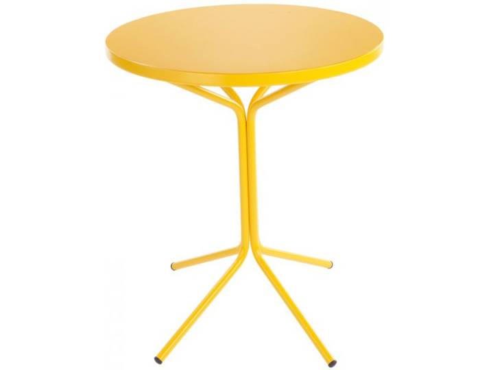 Metall-Tisch Pix Schaffner AG gelb, Designer Schaffner, 70 cm
