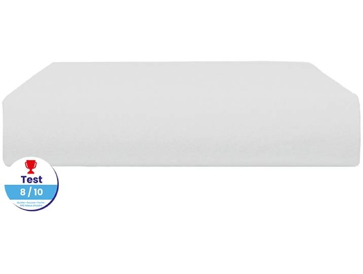 Fixleintuch DH JERSEY PEIGNE 120x200cm weiss