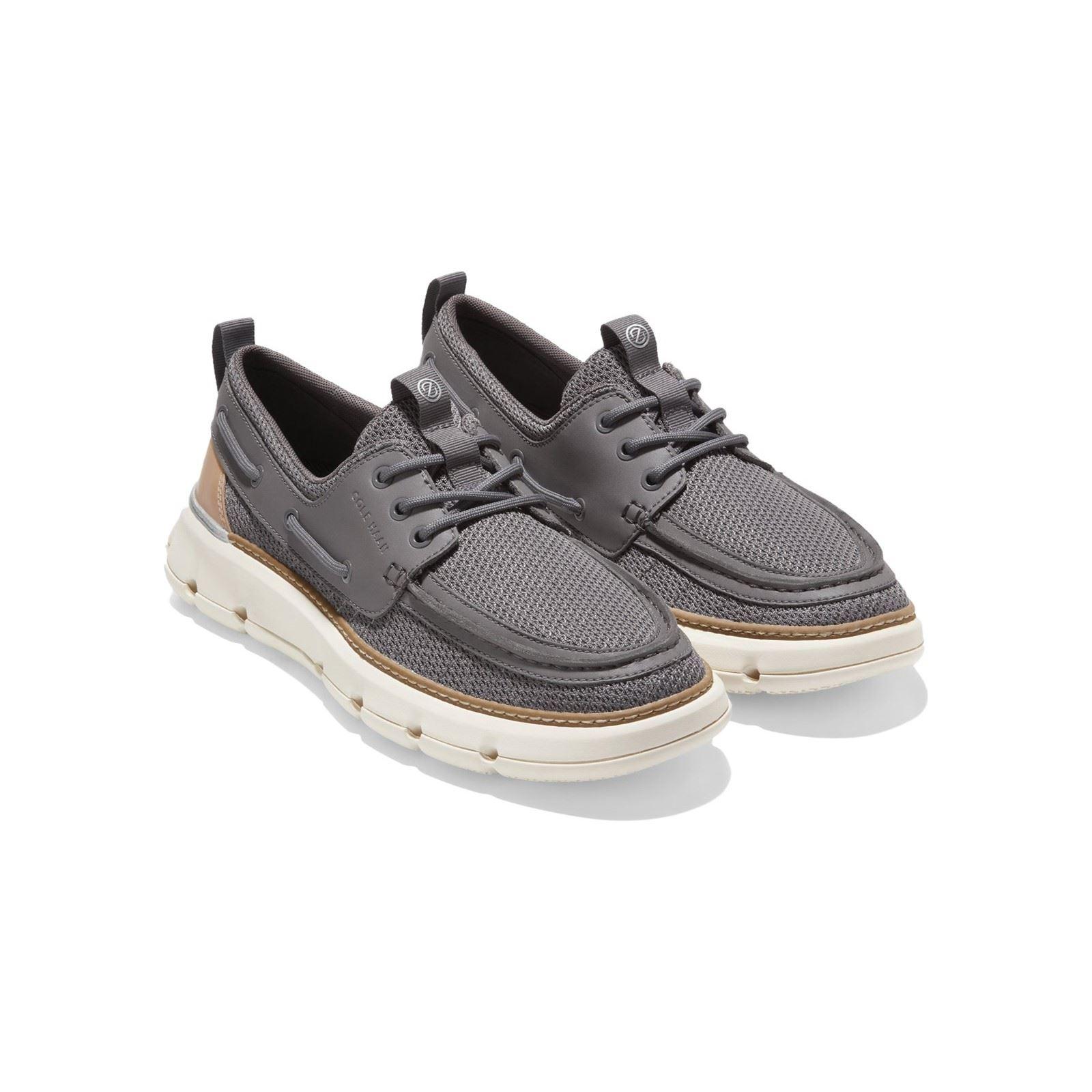 Cole Haan 4.ZeroGrand Regatta Nylon Herren Grau Bootsschuhe