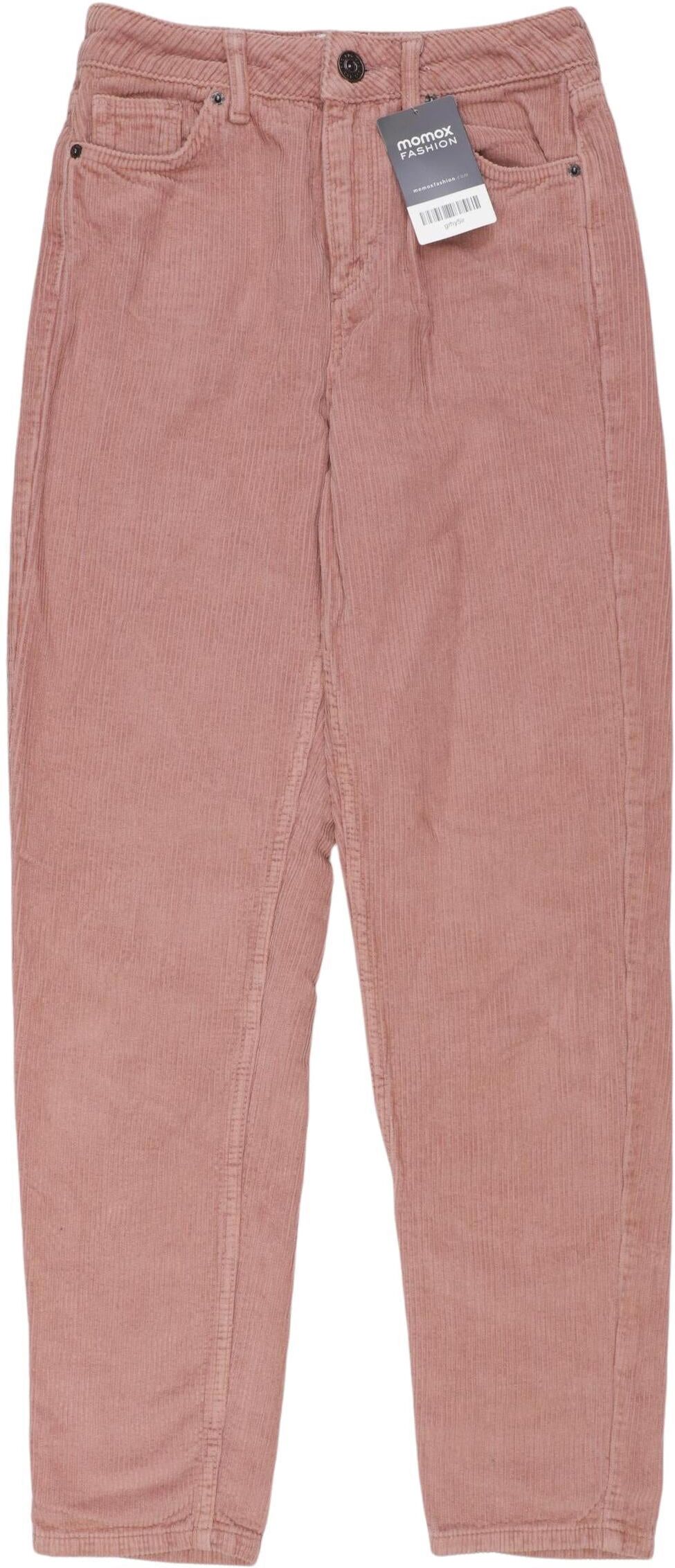 Urban Outfitters Damen Stoffhose, Pink, Gr. W24, Baumwolle - Second Hand