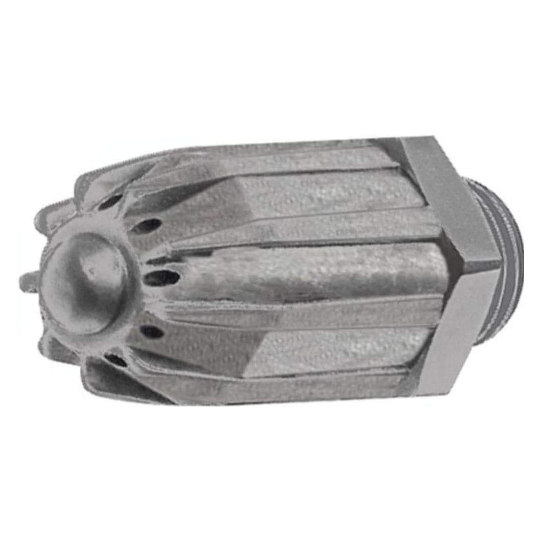 Riegler Runddüse Aussengewinde Zink-Druckguss Länge 46 mm Aussen-Ø 17 mm (114359)