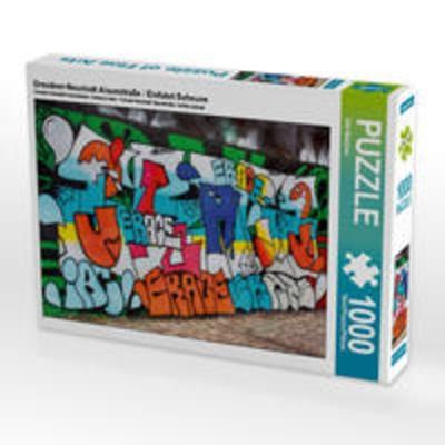 CALVENDO Puzzle Dresdner-Neustadt Alaunstraße / Einfahrt Scheune Lege-Größe 64 x 48 cm Foto-Puzzle Bild von Dirk Meutzner