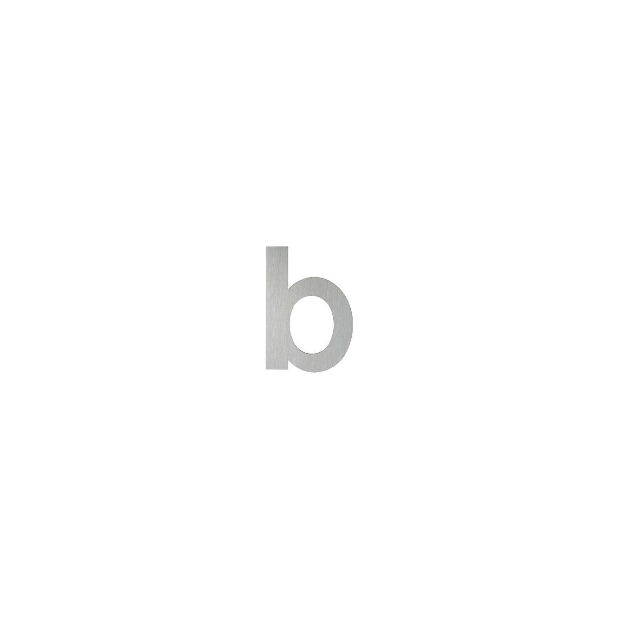 HOPPE OA-Hausnummer E610-621 Buchstabe b Edelstahl matt (50017597)