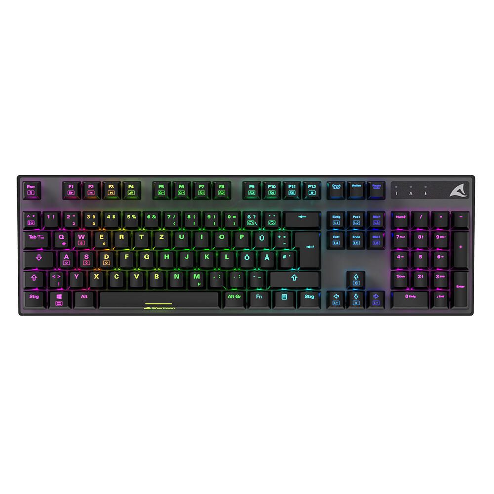 Sharkoon SKILLER SGK20 Gaming-Tastatur, Huano Red 4044951037759
