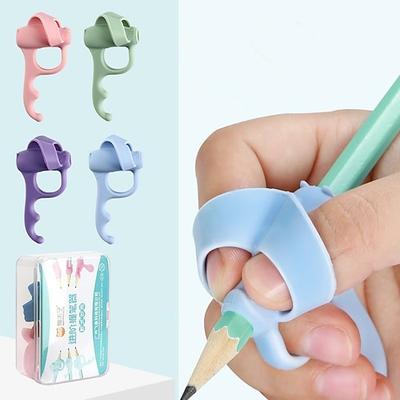 4 Stück Bleistiftgriffe für Kinder, Handschrift, Schulbedarf, Malen, Zeichnen Kunstbedarf