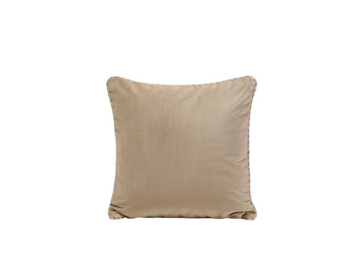 Housse de coussin en polyester beige 40x40 cm