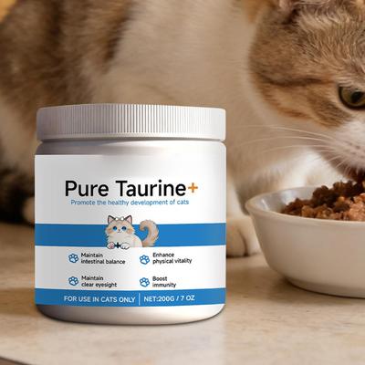 Cat Heart & Vision Taurine Powder Supplement For Cats Daily Heart Health Support Cat Heart & Vision Taurine Powder Supplement For Cats Daily Heart Health Support