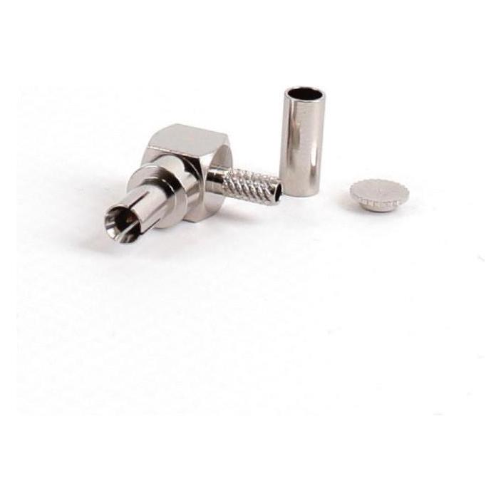 Varia TS9-Winkelstecker für RG174 Kabel, Crimp Version (TS9-79-02-L-TGN)