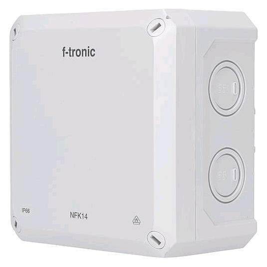 F-Tronic 7340192 NEPTUN Abzweigdose Aufputz IP66 Abzweigkasten 140mm grau (143310)