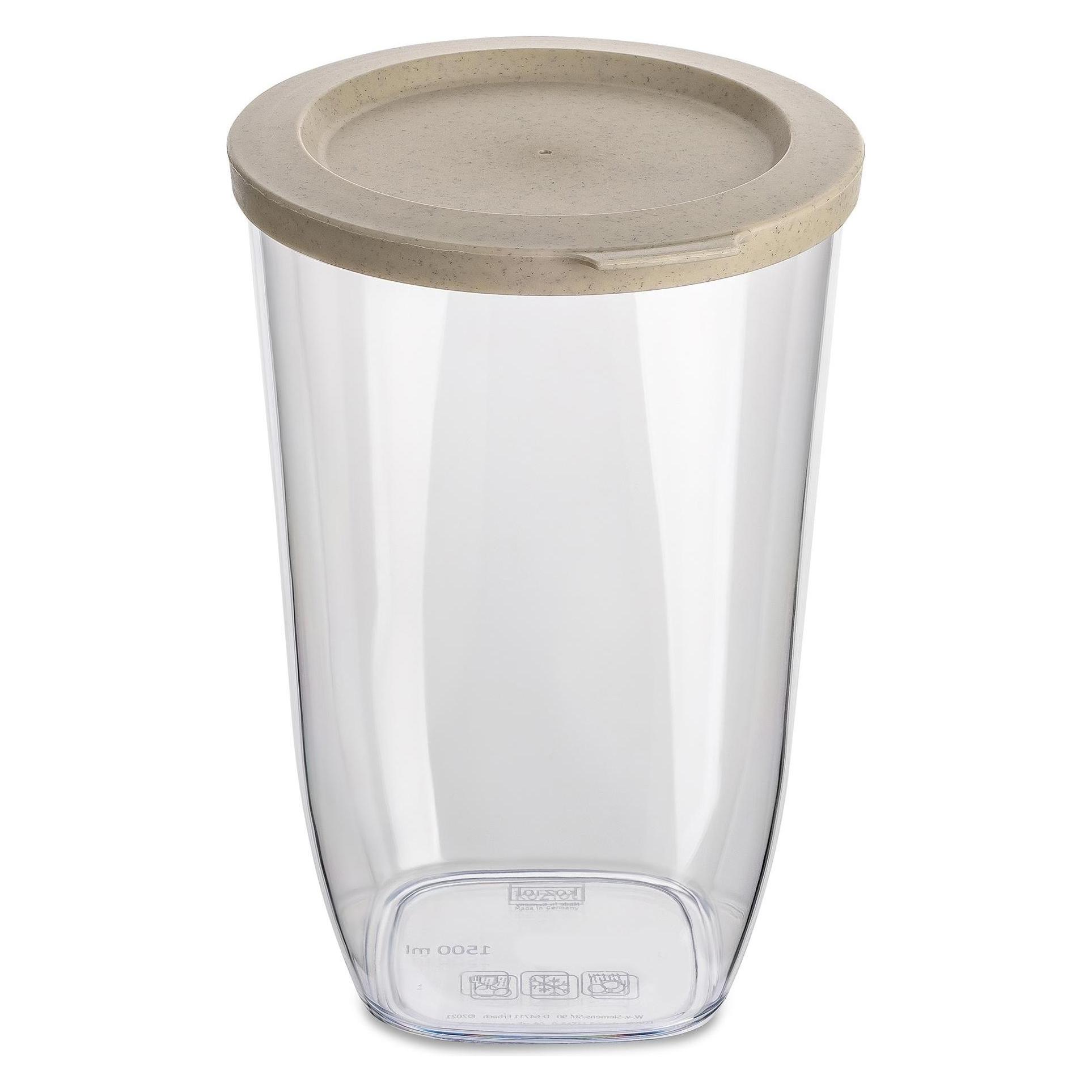 Koziol Vorratsdose Connect Dry M 1.5 l, Sand (1.50 l) (4062700)