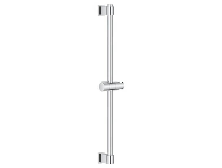 GROHE Vitalio Universal Barre de Douche Murale 60cm\, Diamètre 22mm\, Fixation Réglable\, A coller avec GROHE QuickGlue ou à visser\, Chromé\, 27724001