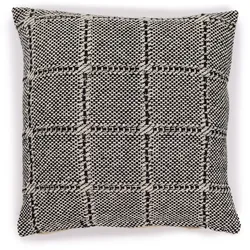 Classic Cushion Cover - Squares Grey - 40x40cm