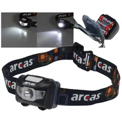 Arcas LED-Stirnlampe "HeadLight CREE" 5W 160 Lumen, inkl. 3x Micro Batterien