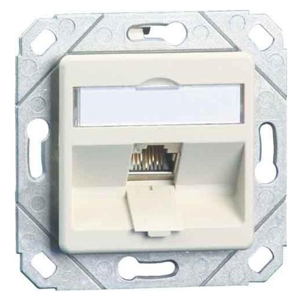 Metz Connect 130B12D11102-E Steckdose Weiss (130B12D11102E90)