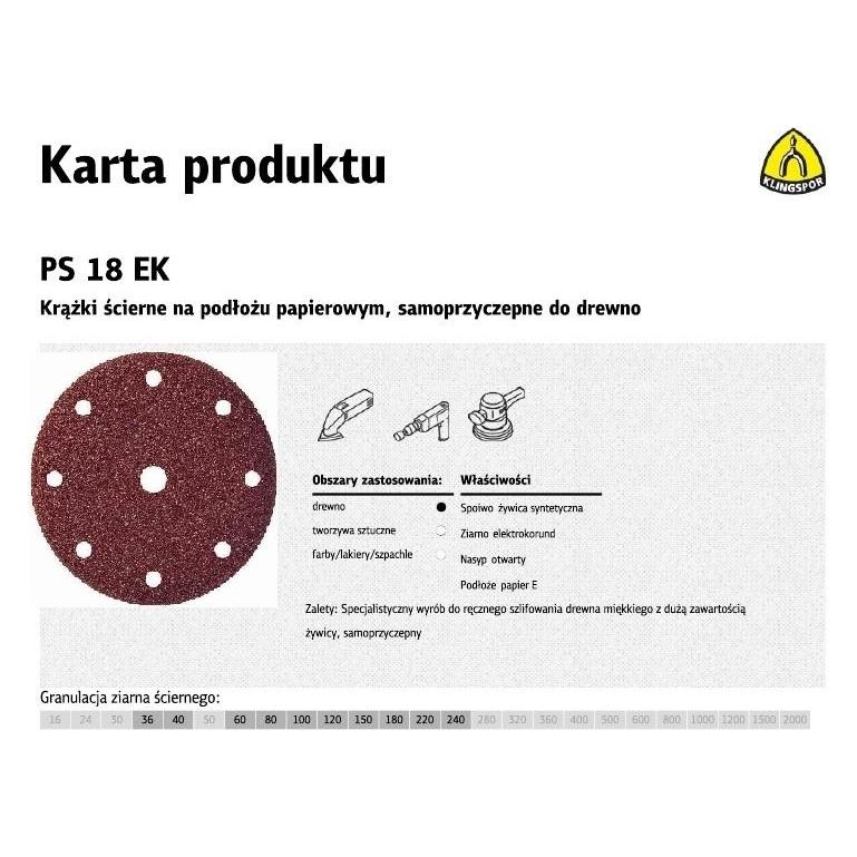 Klingspor Klingoras Unabhängige Scheibe 150/150 9 PS18EK/LUX E - LPE222R/ S1 (270535) (150) (270535)