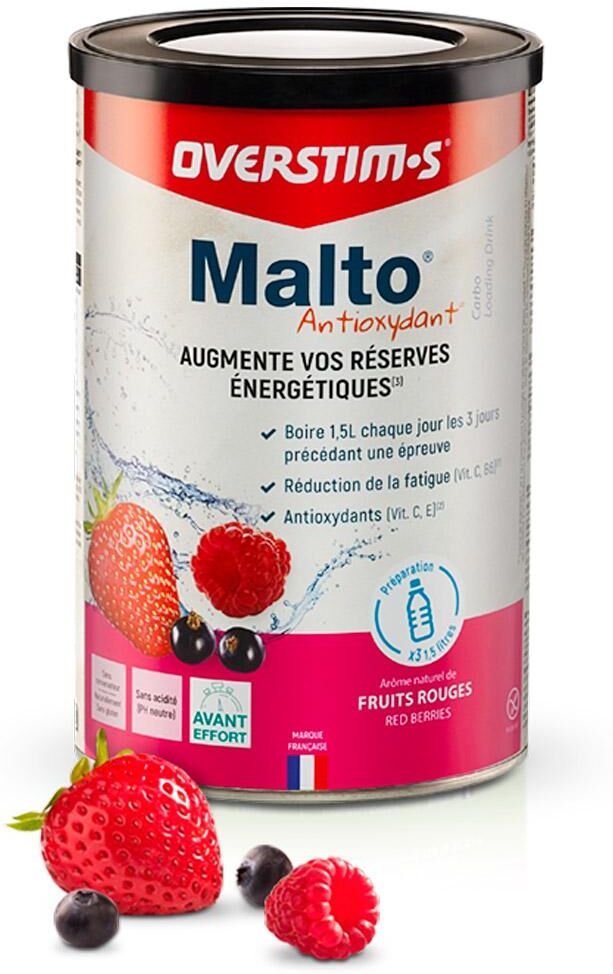 Overstims  - Malto Antioxydant 450 g. Fruits Rouges - Boisson