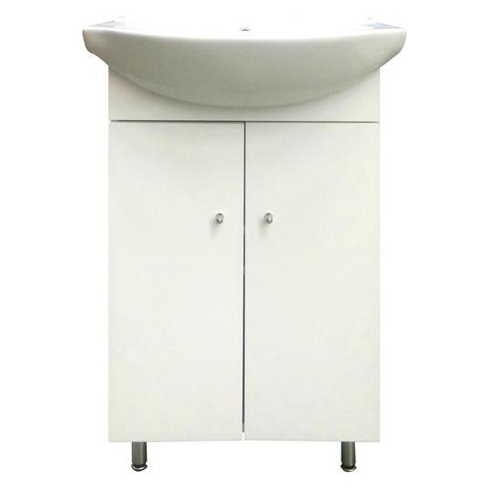 Deftrans Mykonos 50 Set White Washbasin/Cabinet (103-D-05004+1120)