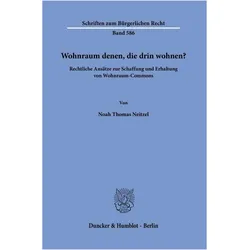 Neitzel:Wohnraum denen, die drin wohnen, Fachbücher von Noah Thomas Neitzel