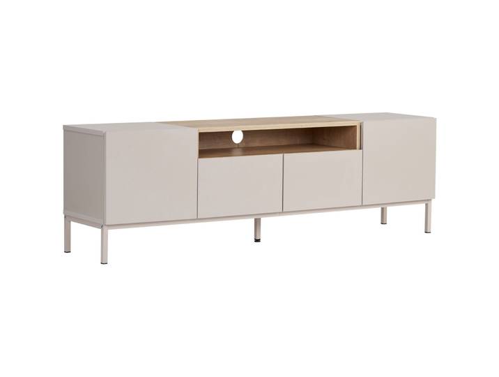 TV-Möbel Georis Sandstein/Eiche Holzwerkstoff B 160 cm