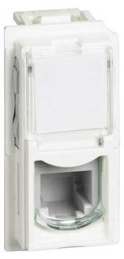 BTICINO Living Now Telefoonaansluiting RJ11, wit