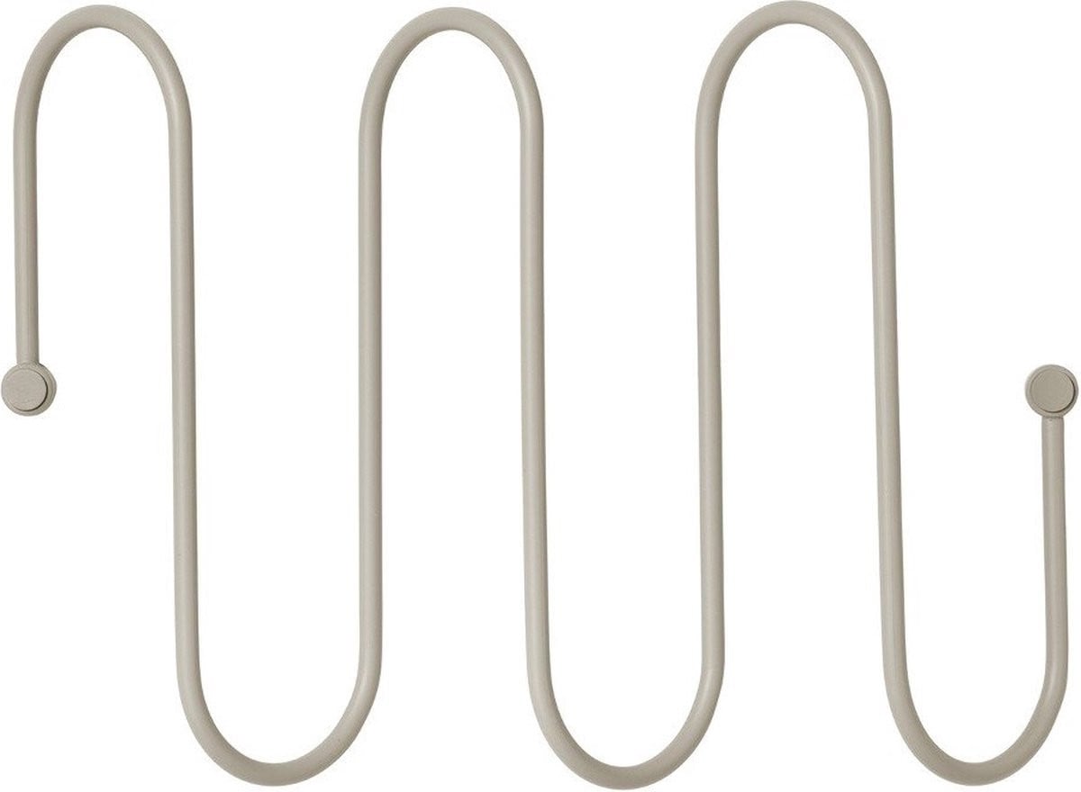 Blomus Curl wandkapstok Ashes of Roses