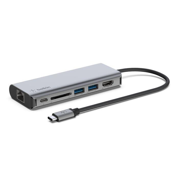 Belkin Connect USB-C 6-in-1 Multiport Adapter AVC008BTSGY