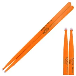 Agner 1 Paar 5 A UV-Light Sticks in Orange (Schlagzeug), Drumsticks + Schlägel, Orange